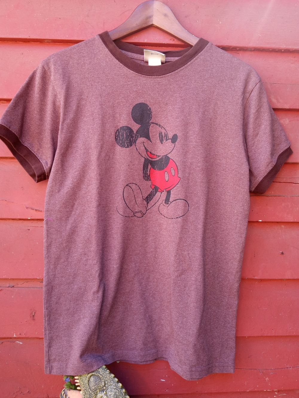 Disneyland Resort Brown Mickey Mouse Graphic Tee S